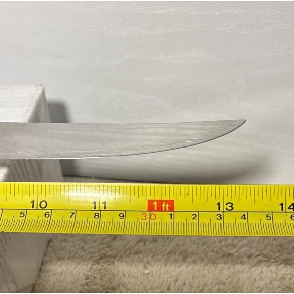 1847 Rogers Bros Carving Knife & Fork Set Hold Edge Original Box Stainless Vtg - Picture 13 of 15